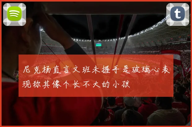 尼克杨直言文班未握手是玻璃心表现称其像个长不大的小孩